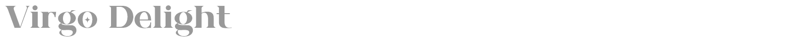 Virgo Delight font preview